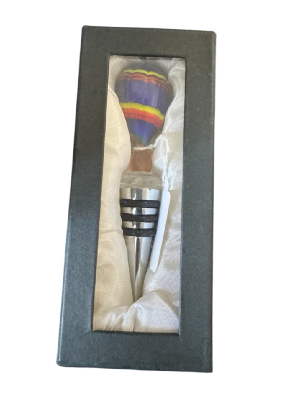 Murano glass wine stopper